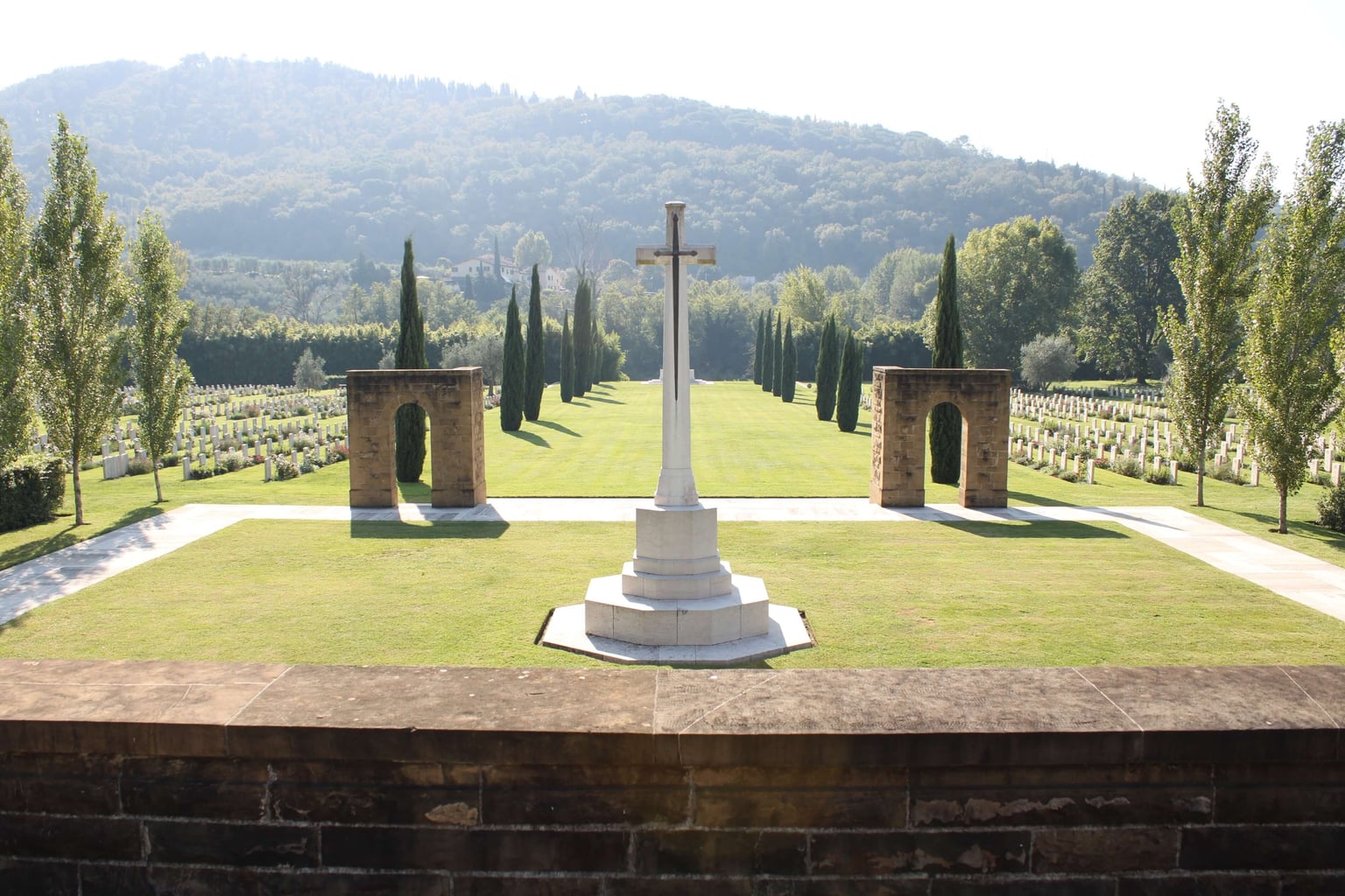 Italian countryside cemetery