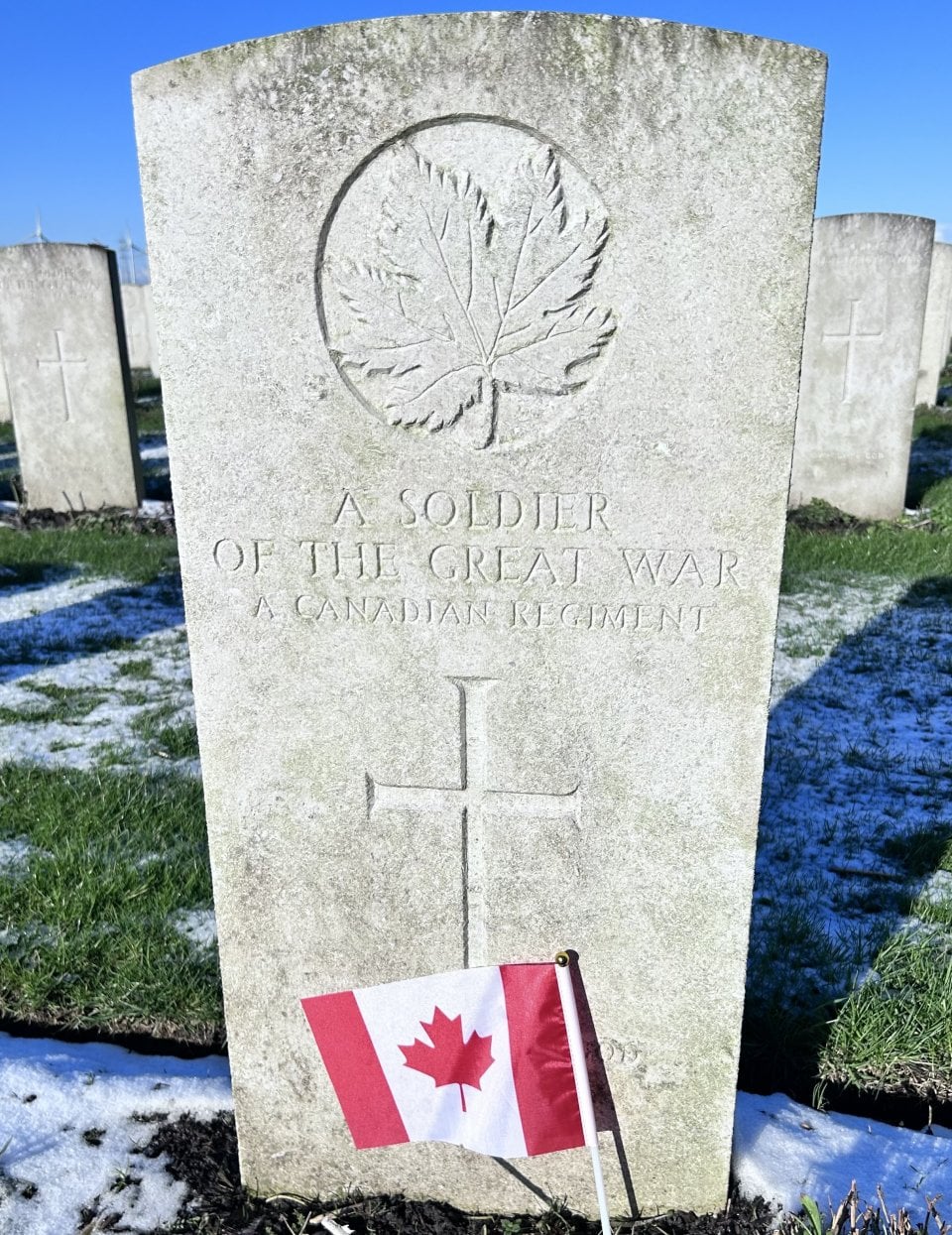 Identification Headstone